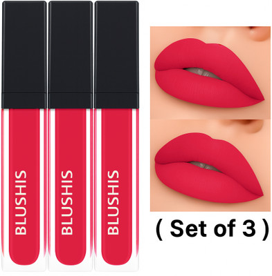 BLUSHIS Super Stay Matte Ink | Liquid Lipstick | Smudgeproof | Non Transfer(LIGHT PINK, 18 ml)