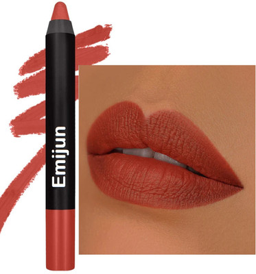 Emijun Matte Long Lasting Lipstick for Women |Smooth & Light Weight Lipstick(Coral, 3.4 g)