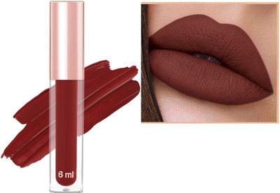 AFARAXIA WATERPROOF HIGHLY PIGMENTED LONG LASTING MATTE FINISH BROWN LISPTICK(BROWN, 6 ml)