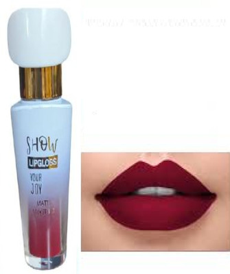 Luipui maroon matte lipstick awesome and long lasting waterproof(maroon, 6 g)