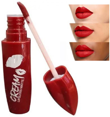 Luipui liquid red matte lipstick pack of 1(red, 6 ml)