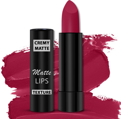 Ramp Walk Stylish Soft Matte Long Stay Lipstick with Jojoba Oil & Vitamin E(Ruby Magenta, 3.5 g)