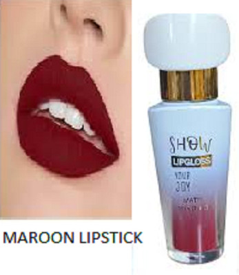 Luipui LIQUID MAROON MATTE FINISH LIPSTICK PACK OF 1(MAROON, 6 ml)