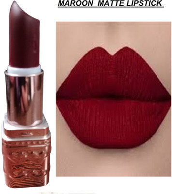 Luipui MAROON MATTE LIPSTICK PACK OF 1 AMAZING(maroon, 6 g)