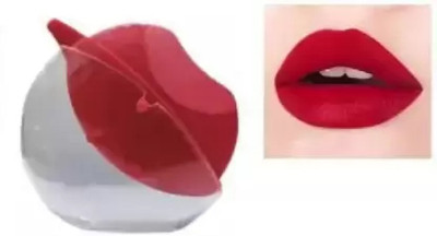 GABBU Heart Shape Lipstick Balm Lip Gloss Shine pack of 1(red, 2 g)