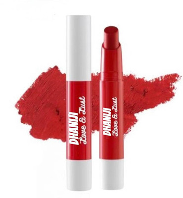 klaty Non Transfer,Longlasting Matte Crayon Sexy Red Lipstick 75(Red, 3 g)