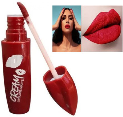 Luipui long lasting red liquid lipstick pack of 1(red, 6 ml)