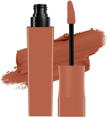 AFARAXIA Comfortable One Swipe Application Long Lasting, Non Transfer Liquid Lipstick21(LIGHT BROWN, 7.5 ml)