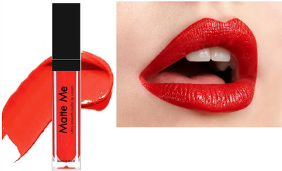 DARVING Matte Ultra Smooth Liquid Matte Lipstick Waterproof & Smudge proof(RED, 6 ml)