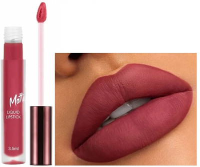THTC Non Transfer Waterproof Longlast Matte Liquid Lipstick Lip Stain(3.5 ml)