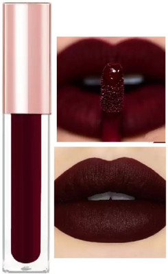 EVERERIN kOREAN Non Transfer Waterproof Professionally Longlasting Liquid Lipstick(6 ml, MAROON)