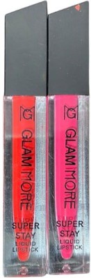 glam more super stay liquid lipstick L-7and6(1and5, 5 ml)