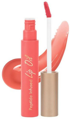 Insight Peptide Infused Lip Oil With Ginger Seed Oil for Long-Lasting Nourishment (04)(Peach Fuzz, 4.5 g)