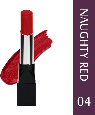 Glam21 Cosmetics Ultra Velvet Lipstick Highly Pigmented & Creamy Formulation for Matte Finish(Naughty Red, 2.5 g)