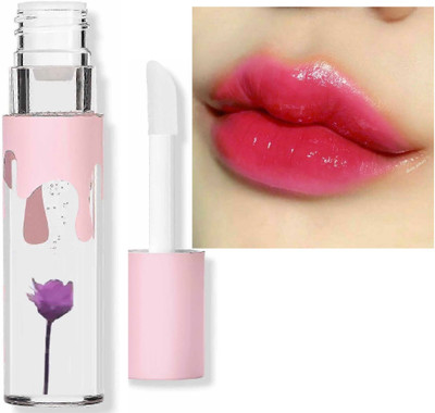 manasona Korean Coloured Lip Gloss | Hydrating | High Shine | Non-Sticky Lipgloss(6 ml, Transparent)