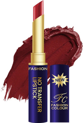 FASHION COLOUR Non-Transfer Creamy Matte Lipstick Waterproof & Smudgeproof Formula - Shade 17(AGATE RED, 2.6 g)