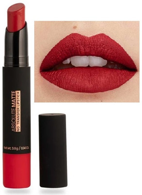 GABBU Velvety Matte Pigmented Smudge Proof Lipstick | Creamy Matte(RED, 3.5 g)