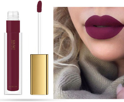 ADJD Velvet Matte,Long-Lasting & Non-Drying Liquid Lipstick Wine(Wine, 4 ml)