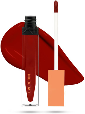 EVERERIN Ultra Smooth Liquid Matte Lipstick Waterproof & Smudge proof(Red, 6 ml)