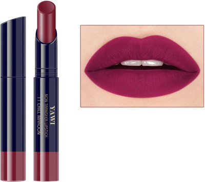 YAWI Bullet Matte Lipstick-Hydrating & Lightweight Cream Finish(Chill maroon, 3.8 ml)