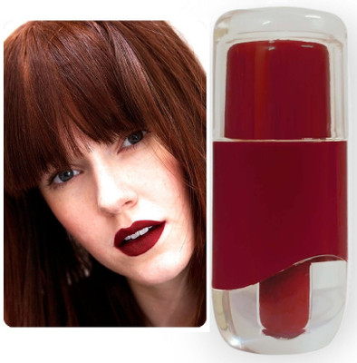 Latixmat Kiss Proof & Highly Pigmented Luqid Matte Deep Red Lipstick(Deep Red, 3.5 ml)