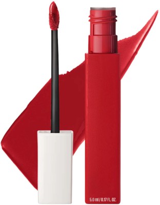 tanvi27 Red matte finish non transfer liquid water proof lipstick(red, 5 ml)