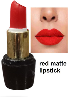 Luipui BEST FOR PARTY TYPE RED MATTE FINISH LIPSTICK PACK OF 1 WATERPROOF(RED, 6 g)