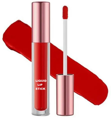 EVERERIN Waterproof Liquid Matte Lipstick Smudgeproof(RED, 3.5 g)