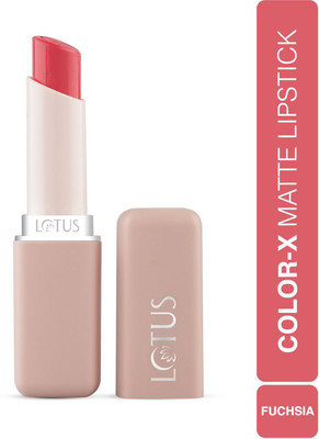 LOTUS MAKE - UP Color X Matte Lipstick Fushcia-19, Long-Lasting, Bold , Highly Pigmented(FUCHSIA - 19, 3.8 g)