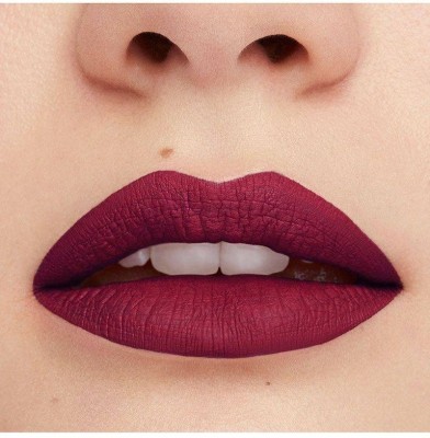 AMOSFIA Long Wear Matte Lipstick Waterproof & Smudge Proof Non Transfer Long Stay(DARK MAROON, 5 g)