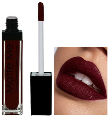 FLORERO Ultra Smooth Liquid Lipstick(dark maroon, 6 ml)