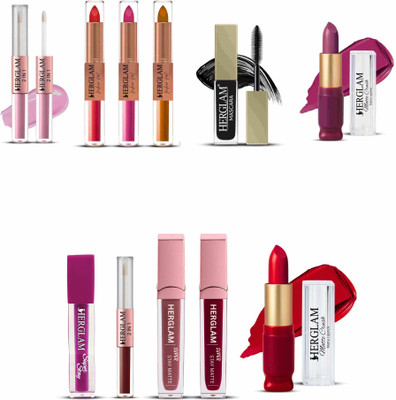 herglam Lip Gloss Combo – High Shine & Moisturizing Finish(Multicolor, 10 ml)