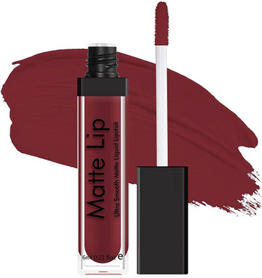 Libline Matte Finish, Non-Sticky and Non-Drying, Sensational Liquid Lipstick(MAROON, 6 ml)