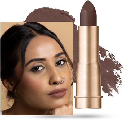 EVERERIN Non Transfer Long Lasting Matte Lipstick(Coffee Brown, 3.5 g)