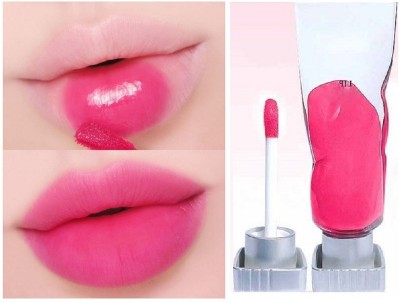 WOONGMI Waterproof Ice Cube Matte Lipstick Velvet Lip Glaze For Girls(PINK, 4.5 ml)