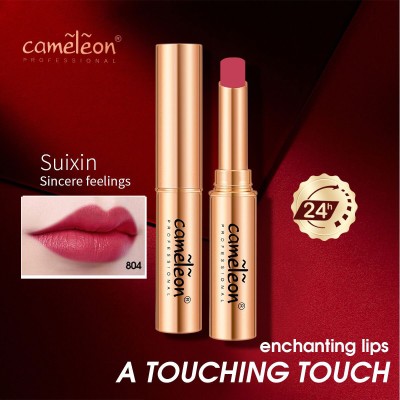 Cameleon 24 Hours Stay,Matte style,Waterproof,Non Transfer Lipstick(Vivid Lilac, 4 g)