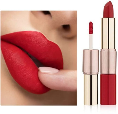 DYSOKAYO Smudge-Proof matte 2 in 1 Lipstick(red, 8 g)