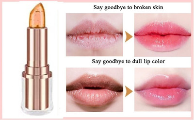 SEUNG CRYSTAL GLOSSY FINISH WATER PROF & LONG LASTING COLOR CHANGING LIPSTICK(PINK, 3.6 g)