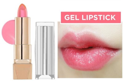 JANOST Super Shimmer Magic Temperature Gel Color Changing Lip Care Lipstick(PINK, 3.6 g)