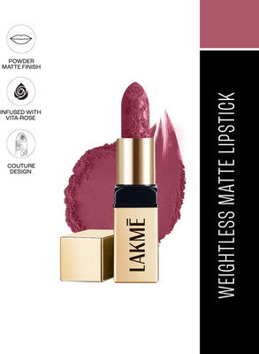 Lakmé Rouge Bloom Powder Matte Bullet Pink Tulip 203(Pink Tulip, 4 g)