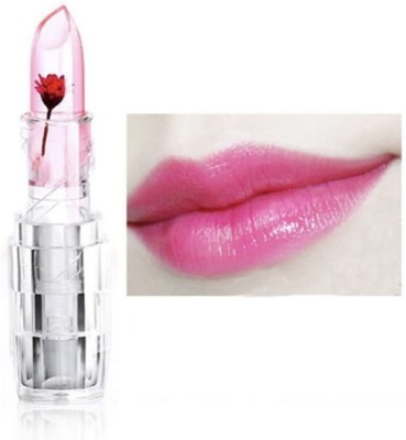 Aylily Flower Glitter Color Change GEL Lipstick(Pink, 3.8 g)