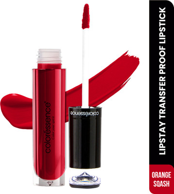 COLORESSENCE Lipstay Non Transfer Matte Liquid Lipsticks |Richly Pigmented |12 Hours Stay L19(Orange Sqash, 4 ml)
