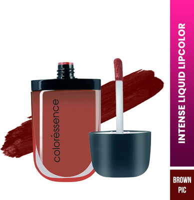 COLORESSENCE Intense Liquid Lip Colour Matte Long Lasting Non Sticky Formula(Brown Pic, 8 ml)