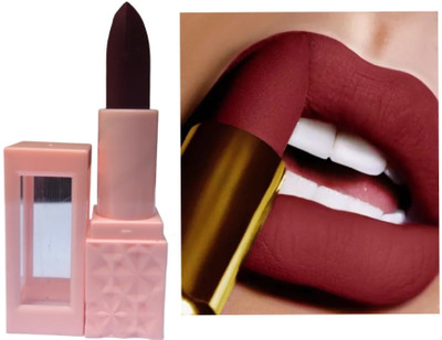 AMOSFIA Matte finish ultra soft Smudge Non Transfer Lip Crayon_A155(Maroon, 5 g)