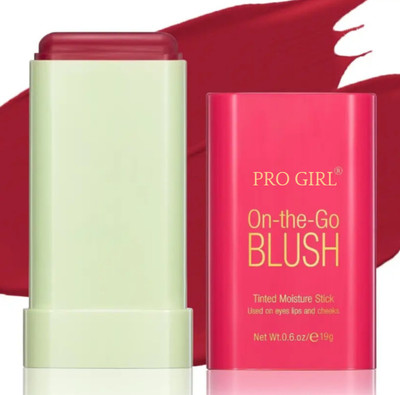Pro Girl Red Blush Stick for Women and Girls, Blendable tint blush, Blush for Face(Multicolor, 20 ml)