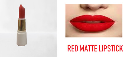 Luipui fashionable red color lipstick in matte finish pack of 1(red, 10 g)