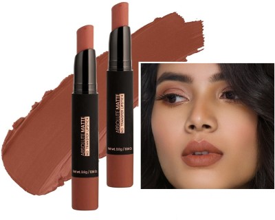 tanvi27 Best Multi Use Velvet Matte Finish & Kiss Proof Light Brown Lipstick(Light Brown, 7 g)