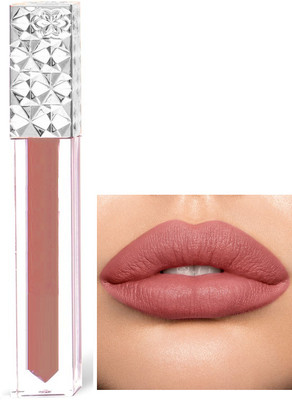 ADJD Non Transfer Smudge Proof Longlasting liquid Matte Lipstick Powder light peach(light peach, 5 ml)