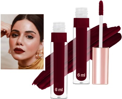 tanvi27 KISS PROOF AND WATER PROOF PIGMENTS LIQUID BOLD MAROON LIPSTICK(BOLD MAROON, 6 ml)