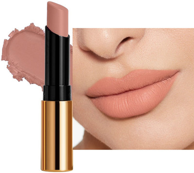 REIMICHI Waterproof Fade Brown Velvet Highly Pigmented Matte Lipstick for Women(FADE BROWN, 3.5 g)